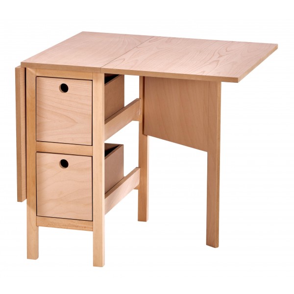 ÇEKMECELİ KATLANIR MASA