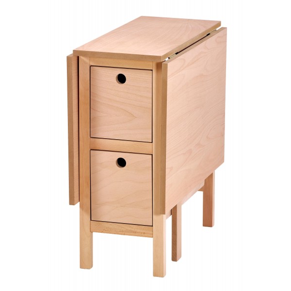 ÇEKMECELİ KATLANIR MASA