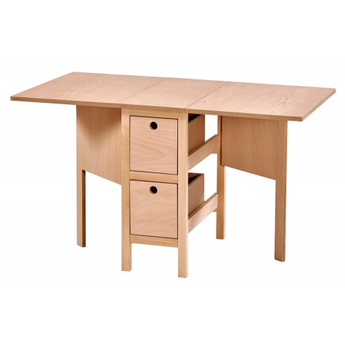 ÇEKMECELİ KATLANIR MASA