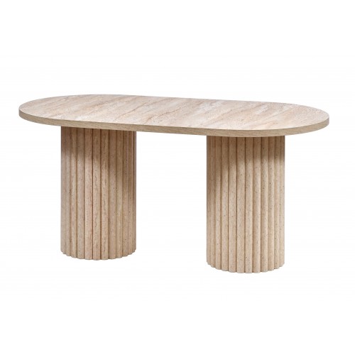 TRAVERTEN 180 LİK OVAL PTT MASA