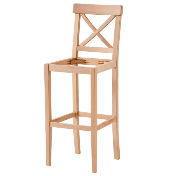 ÇAPRAZ DÖŞEMELİ BAR SANDALYE